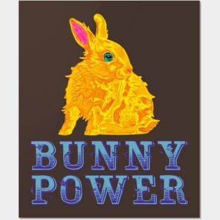 Bunny Rabbit Power Posters and Art